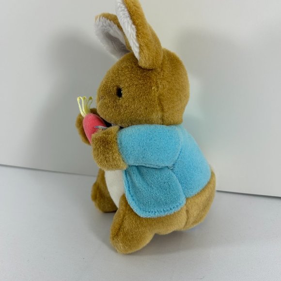 Vintage Eden Beatrix Potter Easter Bunny Peter Rabbit Plush Carrot Stuffed Toy - Picture 2 of 7